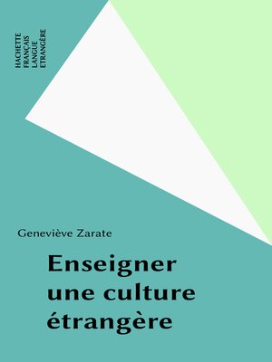 cover image of Enseigner une culture étrangère